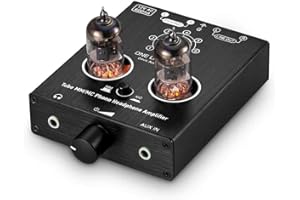 NOBSOUND Mini Valve Tube Phono Stage Preamp for MM MC Turntables Stereo Audio Preamplifier HiFi Headphone Amplifier
