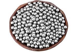 DING&NG Sfera d'acciaio 8mm sfera d'acciaio sfera d'acciaio 6mm, 7mm 8.5mm 9mm 10mm slingshot biglie d'acciaio della sfera, grano d'acciaio dell'arco della sfera-Sfera in acciaio lucido da 8,5 mm un chilo