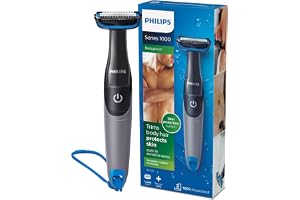 Philips Showerproof Body & Balls Trimmer for Men Private Parts | Bi-directional Trimming| Skin Safe Intimate Grooming | Skin Protection System | 2yrs Warranty | India's #1 Men's Trimmer* | BG1025