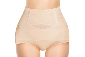 DiULi Braga Faja Reductora Mujer, Braga Faja sin Costuras, Braguitas Alta Reductora Invisible, Braguitas Moldeadoras para Postparto Recuperación, Transpirable, Shapewear Pantalones Cortos