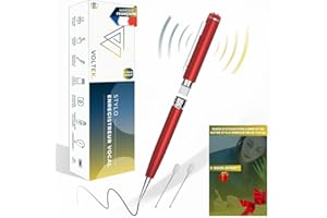 VOLTEK Stylo enregistreur Audio Micro Espion (Rouge) - 64Go – USB 3.0 Type C - Capturez avec Le dictaphones Vocal. Micro enregistreur Mini pour Réunions Conférences - E-Book Gratuit Inclus
