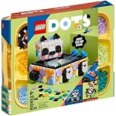 LEGO&reg; DOTS Sevimli Panda Tepsi 41959-6 Yaş ve &Uuml;zeri &Ccedil;ocuklar i&ccedil;in Yaratıcı ve Kullanışlı Saklama Kutusu Yapım Seti (517 Par&ccedil;a