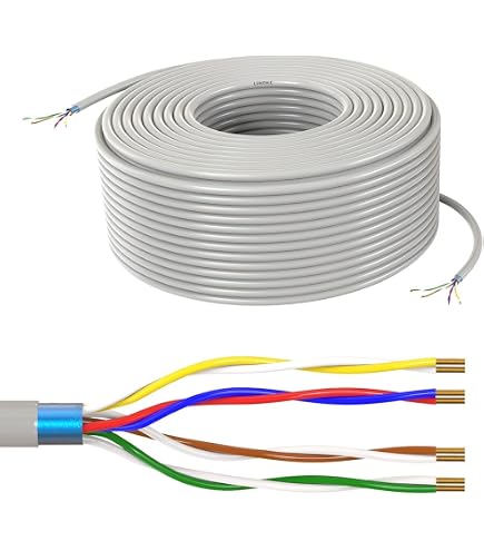 Cable Telefónico 2 Hilos Viakon Cable Para Conectar Un Teléfono A La
