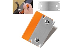 Yuentoen Furnierkantenschneider mit 1 Ersatzklinge, Kantenschneider Umleimer Holzbearbeitung Werkzeuge Handhobel, Edge Banding Trimmer,Holzgrate Holzkante Bänder Trimmer Einhandhobel (Orange)