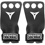 Breaking Limits Guanti Palestra CrossFit - Guanti da Allenamento in Microfibra di Carbonio con 3 Fori - Paracalli Crossfit pe