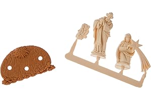 Efco Figuras de belén en Miniatura de 20 mm, 5 Piezas, Crema, 6 x 4 x 2 cm