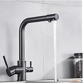 Mayaglory 3 Way Purification Faucet Black Purification Outlet Kitchen Sink Hot Cold Mix