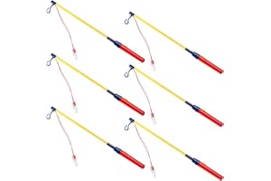 Faburo Laternenstab, LED Elektronischer Laternenstab Kinder 6er-Pack, 40cm Lang Led Laternenstab Kinder, Laternenstab mit LED für St Martin, Halloween, Kinderpartys, Kostümpartys, Weihnachten und Mehr