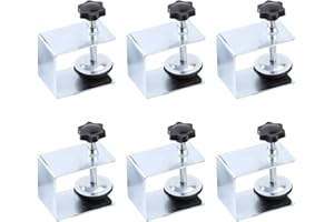 YUANYUU 6 Piezas Abrazaderas en C Galvanizado, Abrazadera de Carpintería, Rango de Sujeción 53 mm, Sargentos G Para Fijación, Carpintería De Bricolaje, Fácil de Usar