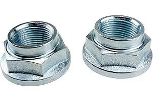 FANLIDE Spindle Nut Retainer 615823 CCPZ-3B477-G, 2pcs Front Axle Nuts Compatible with Ford Focus Escape Mustang Transit Connect etc.