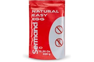 SERMAND Clara de Huevo Ecologica en Polvo (350g) | Claras de Huevo Ecologicas en Polvo | Albúmina de Huevo | Sin Aditivos | Productos Sin Lactosa | Presentación en Bolsa Zip