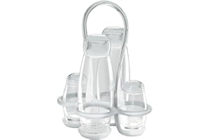 Guzzini - Gocce, zestaw do soli i pieprzu - przezroczysty, 17 x 15 x h22,5 cm - 23130000