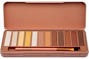bonvoyage Essentials Sunset in Cali, Palette de Maquillage Professionnelle, 12 Ombres à Paupières d'Inspiration Californienne, Coffret pour filles, Adolescentes et Femmes