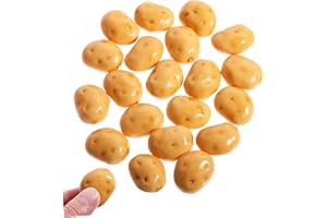 ‎COHEALI COHEALI 20stücke Teiliges Set Künstliche Kartoffeln Realistische Dekoration Für Küche Garten Und Party Requisiten Für Fotografie Und Kinderküche Simulation Gemüse Für Kreative