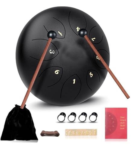 RAV Vast D Major - Metal Handpan Drum - 9 Notes Steel Hand Tongue