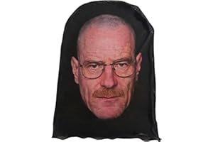 DAENGGEGE Walte-white Maske,Personalisierte Realistische 3D-Druck Masken,Individuell Gestaltete Masken mit Gesichtsfotos,für Cosplay, Partys, Halloween, Karnveal & Events