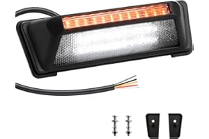 EYPINS 10-48V 6000LM Luz Led Exterior Caravana con Lente de PC Antideslumbrante, 40 LED Luz Autocaravana con 6 Modos de Advertencia, IP65 Impermeable, para Autocaravanas,Remolques,Furgonetas