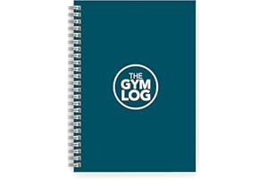 BRANDED PADS The Gym Log - The Perfect Logbook to record all your Workouts - A5 size with 104 pages and enough space for 100 workouts - An essential for all fitness regimes