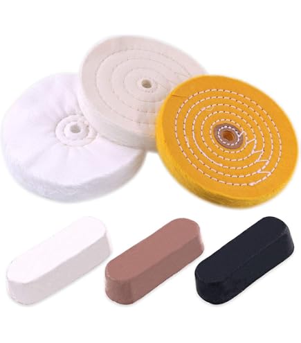 Lot De 2 Disques De Polissage En Feutre Flanelle Pour Meuleuse D’angle – 4 Pouces, Alésage 16 Mm