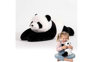 Kaelorae Weighted Plush Animals for Kids & Adults - Panda Teddy Bear Dinosaur Stuffed Toys, Hugging Pillow for Anxiety Relief & Sleep Support (Panda, 65CM)