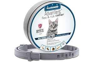 Advanllent Cat Natural Essential Oil Collar, 1 Pack Cat Collar for Kitten, Waterproof Adjustable, One Size Fits All, 15.5 inch