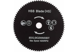 Cirkelsågblad 85mm Hårdmetall 80T Trä Metall Plast