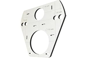 GENERISCH Bohrschablone für Wand-WC (Geberit)