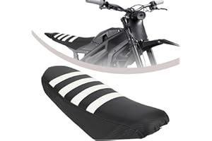 RUNFARR Dirt Bike Seat Covers, Motorcycle Seat Covers Anti-Slip Pad Seat Cover for Talaria Sting MX3/MX4/MX5 E-Bike-White
