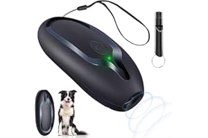 BUBBACARE Stop Dog Barking Device, Ultrasonic Anti Barking Devices for Dogs 16.4FT, Rechargeable Handheld Dog Barking Control Device Dog Barking Deterrent Dog training Tool Anti Bark Stopper Safe for Most Dogs
