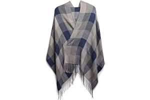 Oak & Tea Scarf for Women - Ladies Scarves and Shawl for Winter, Long Thermal Plaid Scarf, Scarf Gifts, Shawls and Wraps for Women