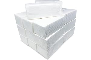 MUNTRADE Essuie-mains pliage en Z - lot de 3000 feuilles en papier essuie mains (20 x 150)