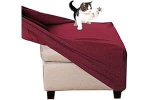 FAIRUO Poggiapiedi Quadrata Copri Copri Pouf Fodera Rotondo Fodera per Ottomana Copertura Dell'Ottomano Velluto Rttangolare Fodera per Pouf Elastico Copri per Piedi con Fondo Elastico (Color : @07, Size :