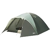 High Peak Nevada 4 dome tent, pre-built camping tent, 4 seater, double wall, 2000 mm waterproof, ventilation system, ha