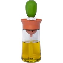 Bouteille Distributeur D'Huile Avec Brosse Silicone 200ml - 2-en-1 Pour Cuisine, Barbecue