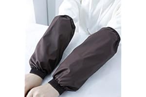 CWOQOCW Manchons imperméables et résistants à l'huile, poignets élastiques pour le nettoyage du poignet au coude, outil de cuisine de protection