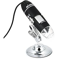 KKmoon USB Digital Mikroskop 1600X Vergrößerung 【mit OTG Funktion Endoskop 8-LED Licht Lupe Lupe mit Stand】