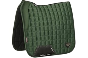 LeMieux Loire Memory Satin Dressage Carré Vert Chasseur Tapis de Selle Unisexe