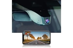 Fitcamx Dashcam Convient à VW ID.4 ID.5 2021 2022 Pro S & Audi Q4 e-tron, 4K OEM WiFi Caméra de Voiture, Vision Nocturne, Mode de Stationnement, G-Senseur, Enregistrement en Boucle, avec 64 Go Carte