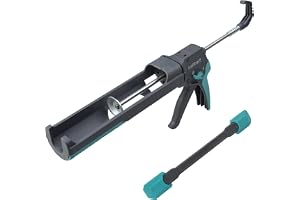 wolfcraft projektsats ”Lägga och jämna ut silikonfogar” – Sats bestående av patronpress och fogspackel, perfekt för trånga ut