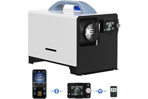 Likaci Diesel Heater 5KW-8KW 12V/24V Diesel Air Car Parking Heater with Bluetooth App Control, Upgraded LCD Switch Display and Remote Control for Motorhome, Garage, Car Trailer