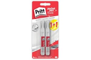 Pritt Korrektur Pocket Pen flüssig, 2-er Vorteilspack, 2x8 ml