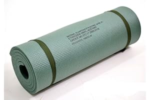 O.A Dutch Army Lightweight Foam Waterproof Thermal Roll Sleeping Mat, Olive Green, 195cm Length X 50cm Width