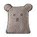 Cushion Bear Linen - Dark Grey