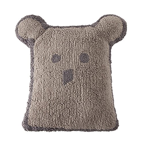 Cushion Bear Linen - Dark Grey