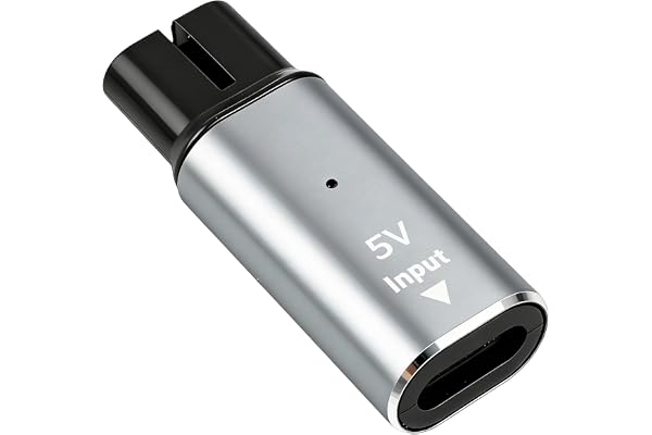 5V USB C-laddare Adapter Kompatibel med Phillips OneBlade QP2724 QP2734 QP2824 QP2834 QP4631 MG7930 MG7950 MG9530 Serier 7000 och 9000, USB C-laddare Kompatibel med Philips OneBlade-trimmare