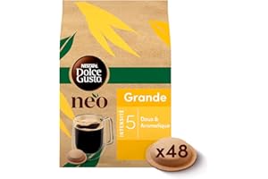NESCAFÉ DOLCE GUSTO NEO NEO Grande NESCAFÉ® Dolce Gusto® - 48 dosettes de café compostables à base de papier (4 boîtes de 12 dosettes)