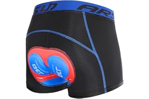 Lixada szorty kolarskie, górskie szorty chłonne, szybkoschnące, wyściełane, 5D żelowe, wyściełane, górskie, bielizna rowerowa, szorty dla mężczyzn