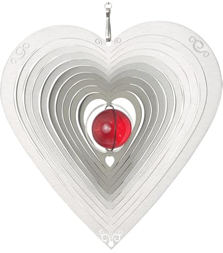 Girandola Decorativa CIM Yin Yang - Acciaio Inox Ø300mm, Con Cuscinetto A Sfere - Foto 4