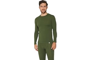 DANISH ENDURANCE Camiseta Termica Hombre Manga Larga en Lana Merino - Camiseta Interior Hombre, Ropa Termica Hombre Frio, Ropa para el Frio Extremo