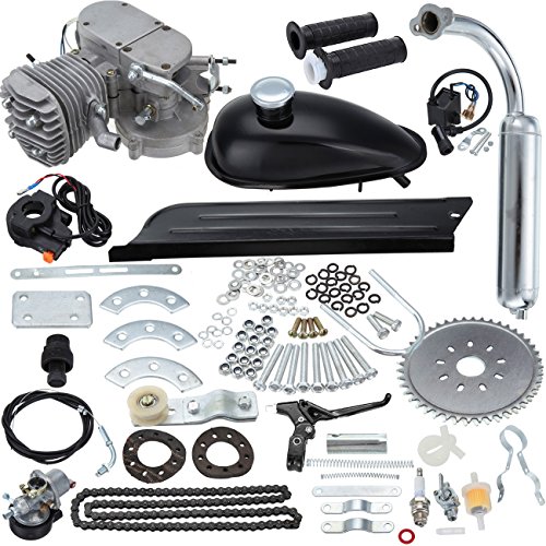 ridgeyard 50 cc 2 Takt Gas Motor Fahrrad Motor Kit Motor Kit DIY Schwarz Remasuri Motor